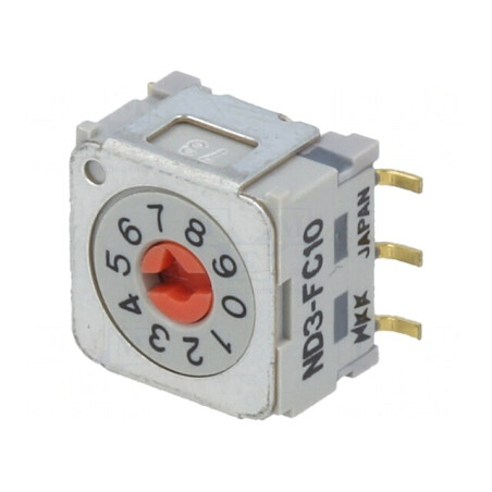 Întrerupător codificare DEC/BCD 10 poziții 30mΩ | Electronic-mag.ro | Componente Electronice