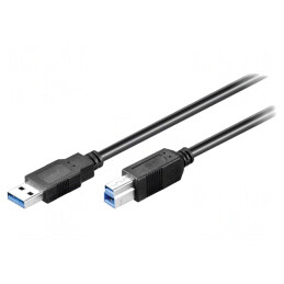 Cablu USB 3.0 A-B 5m Negru