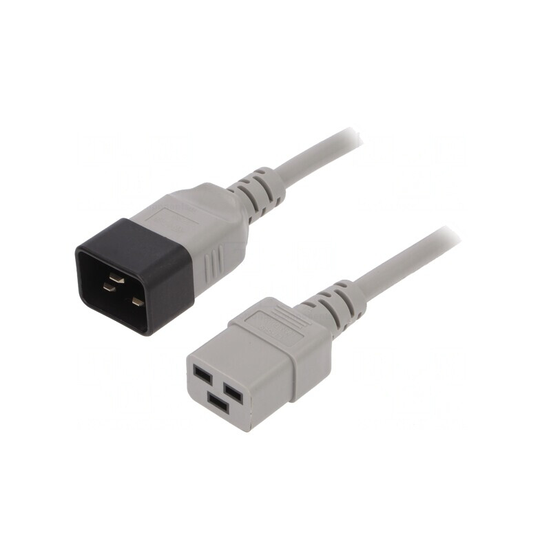Cablu de Alimentare 1,8m Gri 16A IEC C19 la C20 3x1,5mm2 | Electronic-mag.ro | Componente Electronice Cablu de Alimentare 1,8m Gri 16A IEC C19 la C20 3x1,5mm2 | Electronic-mag.ro | Componente Electronice