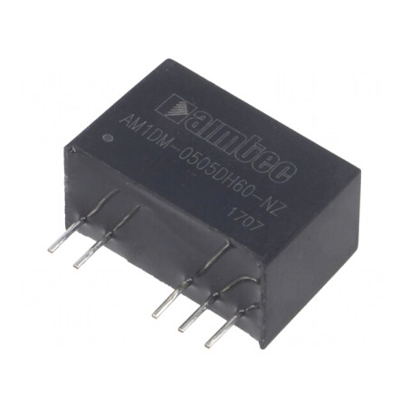 Convertor DC/DC 1W 5V/-5V 4.5-5.5V SIP7 | Electronic-mag.ro | Componente Electronice