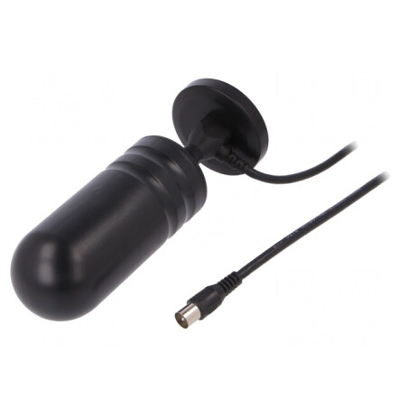 Antenă DAB DVB-T 30dBi Magnetică 75Ω 2m | Electronic-mag.ro | Componente Electronice