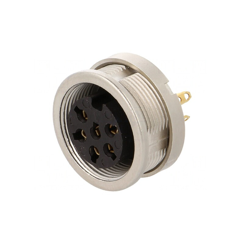 Conector M16 Mamă 6 PIN 5A 250V IP68 | Electronic-mag.ro | Componente Electronice Conector M16 Mamă 6 PIN 5A 250V IP68 | Electronic-mag.ro | Componente Electronice