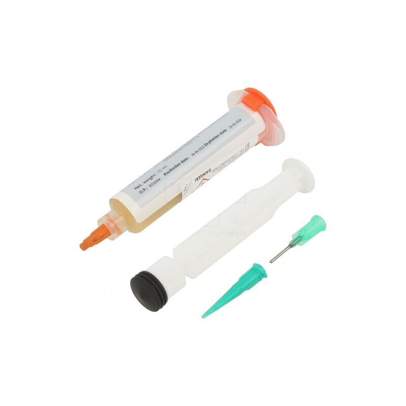 Flux cu colofoniu fără halogenuri gel seringă 10ml | Electronic-mag.ro | Componente Electronice Flux cu colofoniu fără halogenuri gel seringă 10ml | Electronic-mag.ro | Componente Electronice
