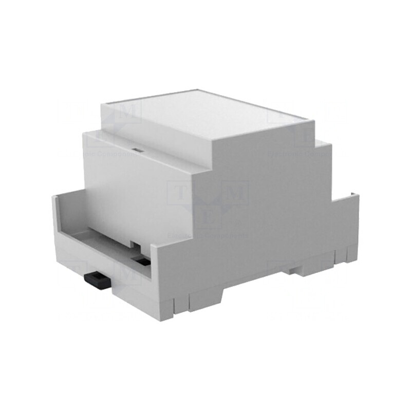Carcasa pentru Șină DIN, 90mm x 71.2mm x 53mm, Gri | Electronic-mag.ro | Componente Electronice