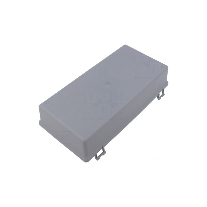 Carcasă de Protecție Polipropilenă Gri cu Capac | Electronic-mag.ro | Componente Electronice