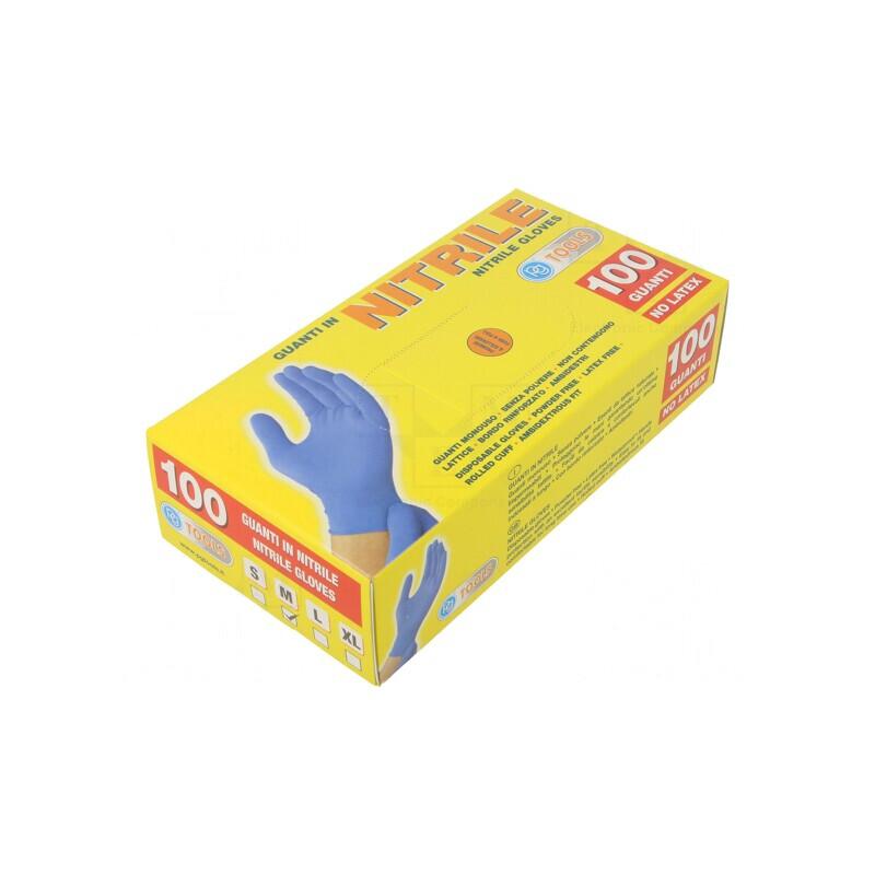 Mănuşi de protecţie nitril albastru M 100 buc. | Electronic-mag.ro | Componente Electronice Mănuşi de protecţie nitril albastru M 100 buc. | Electronic-mag.ro | Componente Electronice