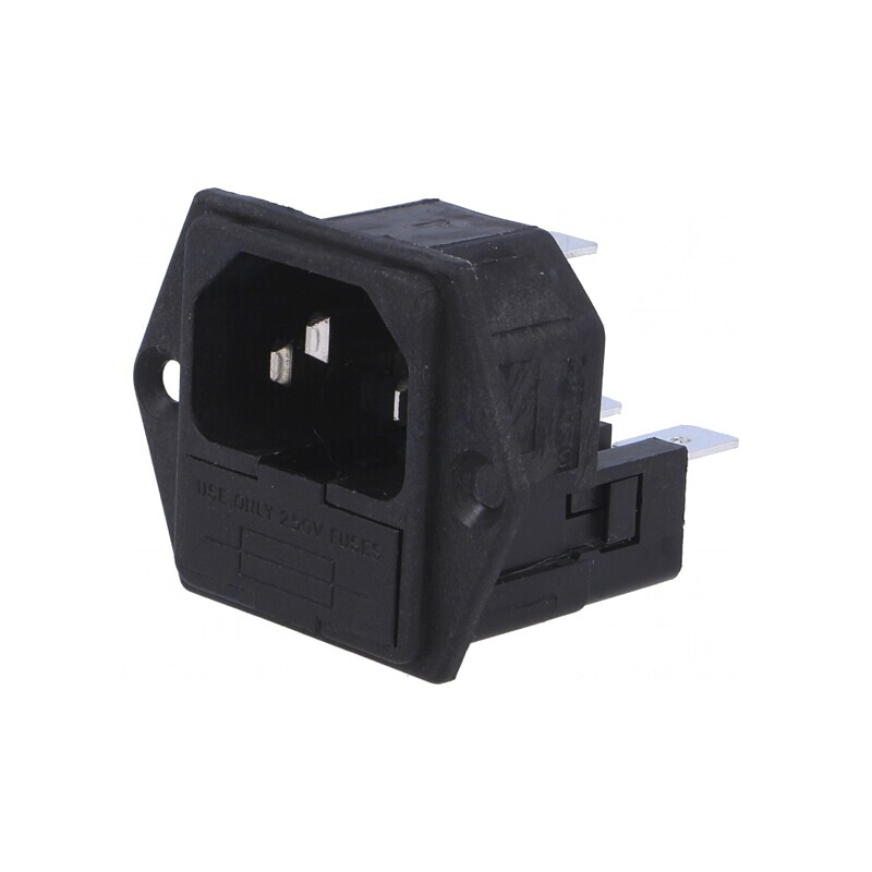 Conector Alimentare AC 10A 250V IEC 60320 | Electronic-mag.ro | Componente Electronice Conector Alimentare AC 10A 250V IEC 60320 | Electronic-mag.ro | Componente Electronice