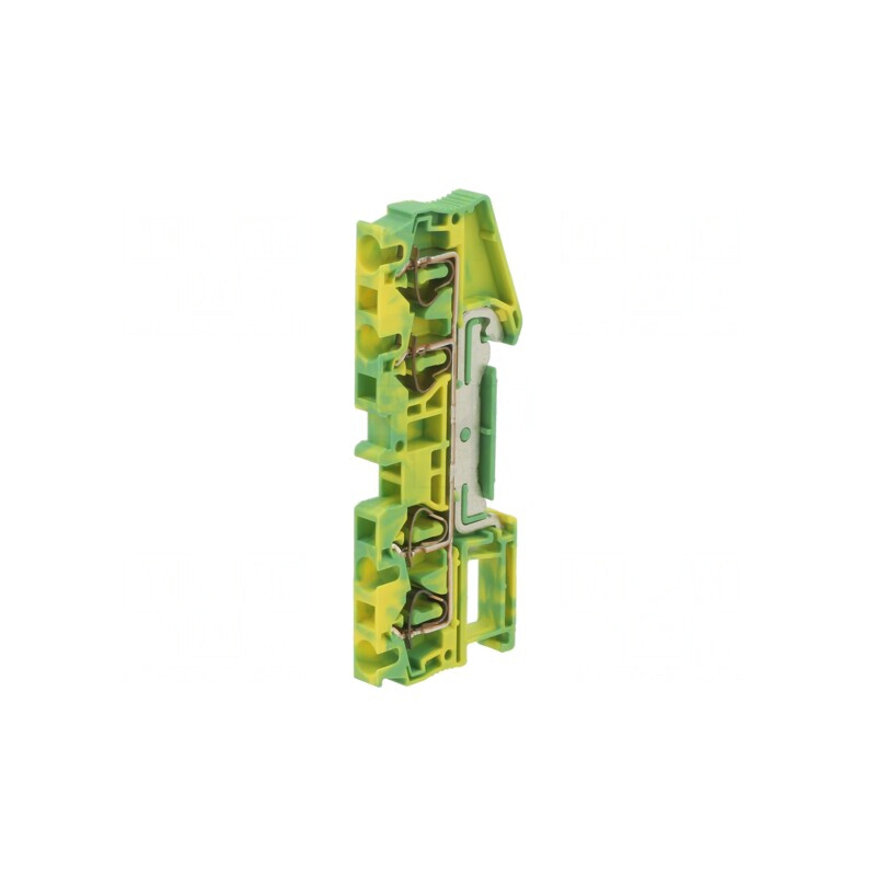 Conector Șine 4 Borne Galben-Verde 0,08-4mm² | Electronic-mag.ro | Componente Electronice Conector Șine 4 Borne Galben-Verde 0,08-4mm² | Electronic-mag.ro | Componente Electronice