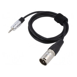 Cablu Audio Jack 3,5mm la XLR 1,5m Negru | Electronic-mag.ro | Componente Electronice