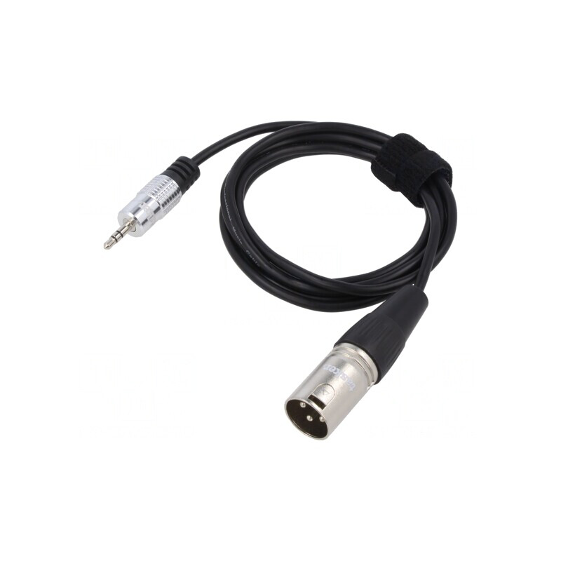 Cablu Audio Jack 3,5mm la XLR 1,5m Negru | Electronic-mag.ro | Componente Electronice
