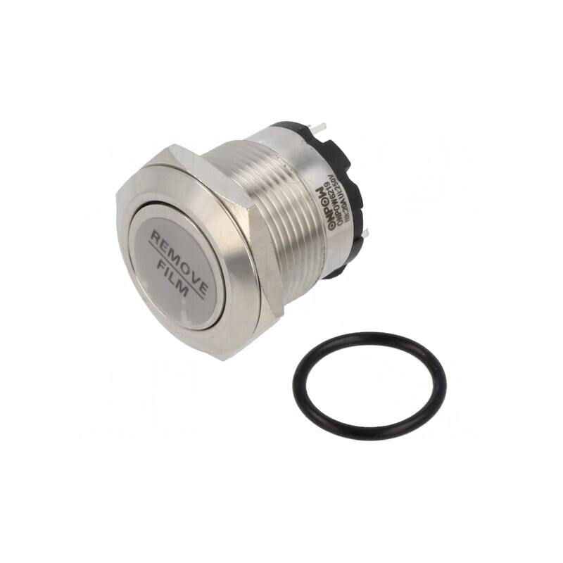 Comutator Anti-Vandalism SPST-NO 20A 220VAC IP40 19mm | Electronic-mag.ro | Componente Electronice
