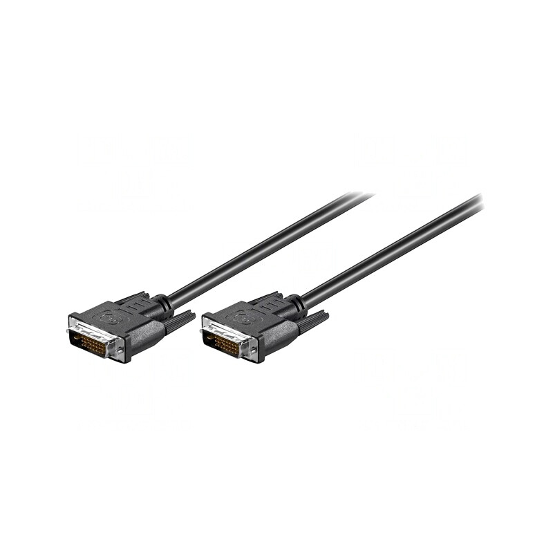 Cablu DVI-D 1.8m Negru | Electronic-mag.ro | Componente Electronice