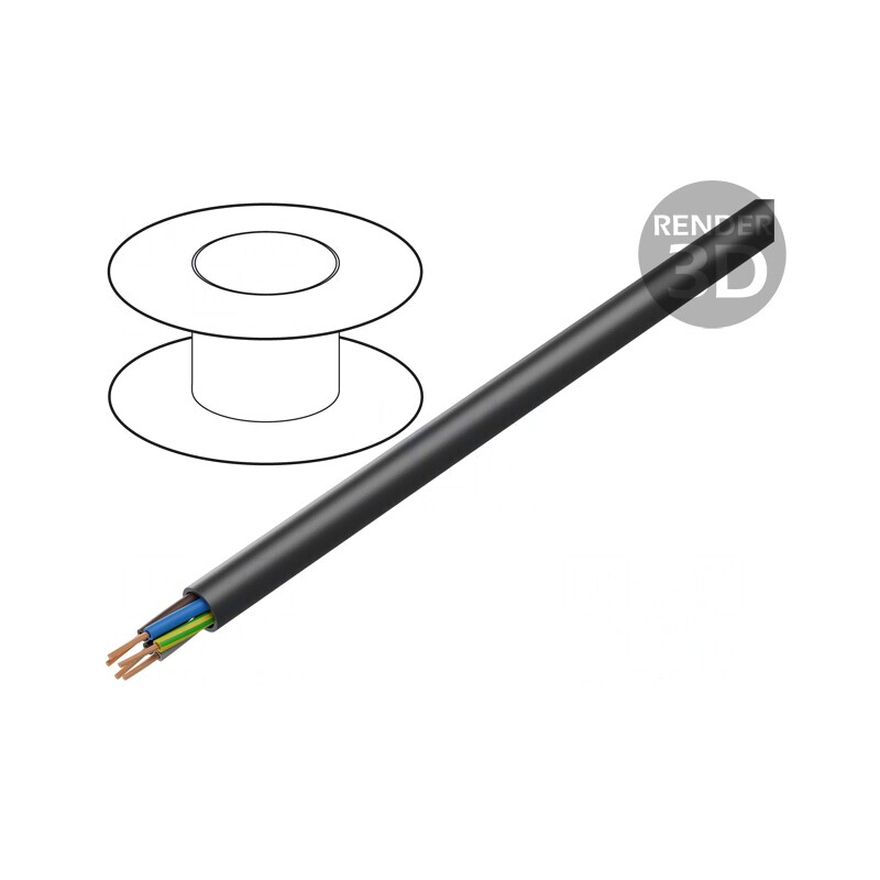 Cablu Electric H07RN-F 5G2.5mm2 Negru 450/750V | Electronic-mag.ro | Componente Electronice Cablu Electric H07RN-F 5G2.5mm2 Negru 450/750V | Electronic-mag.ro | Componente Electronice