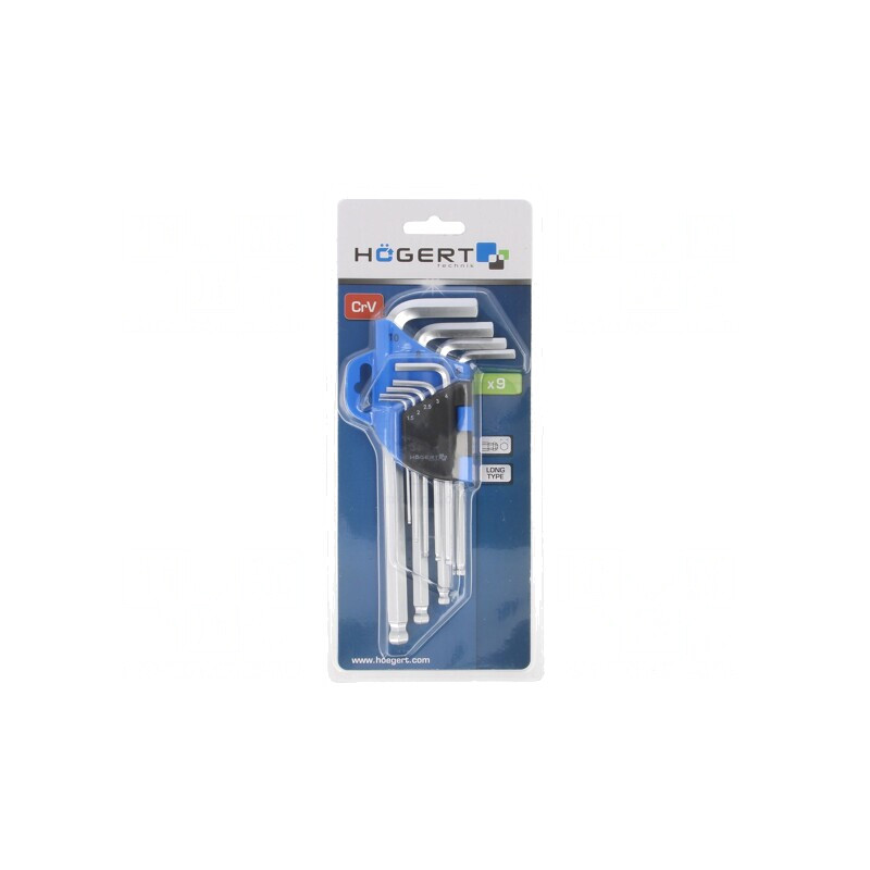 Set Chei Imbus Sferic 9 Bucăți Oțel Crom-Vanadium | Electronic-mag.ro | Componente Electronice
