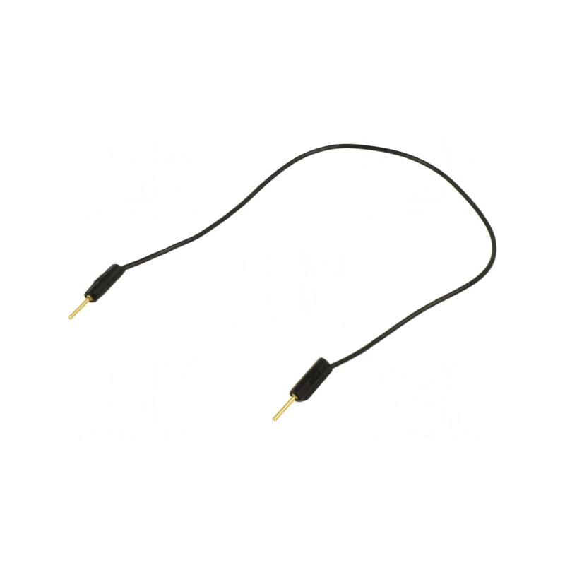 Cablu de măsurare neizolat 60VDC 30VAC 3A 0.15m negru | Electronic-mag.ro | Componente Electronice