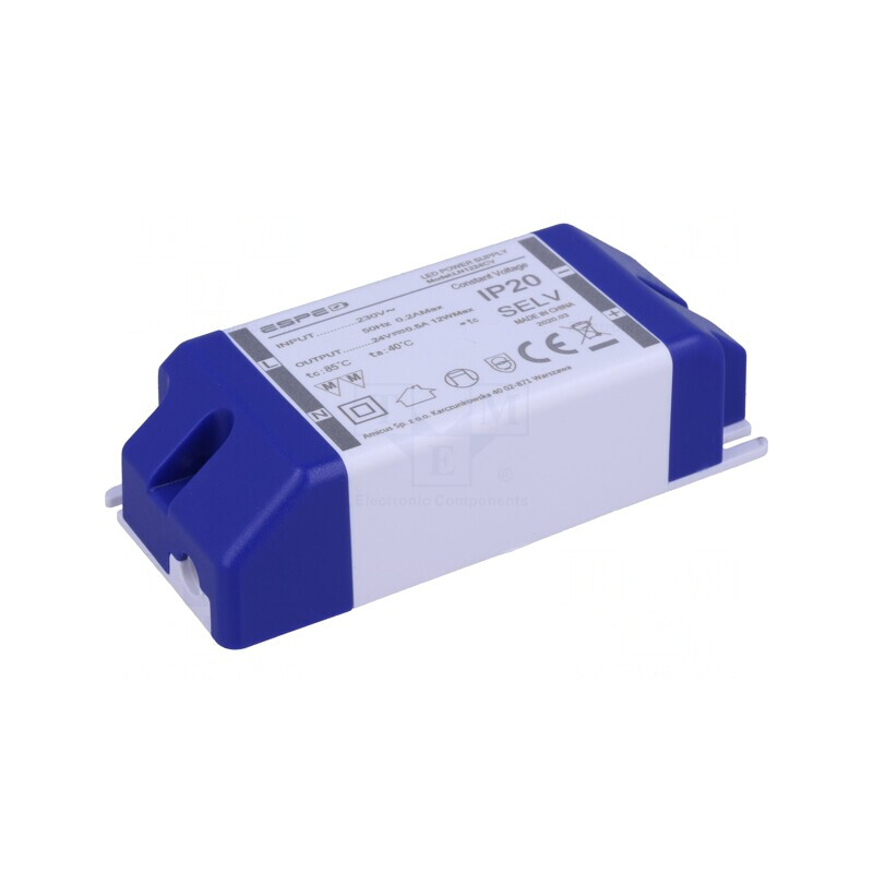 Alimentator LED 12W 24V IP20 | Electronic-mag.ro | Componente Electronice