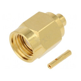 Mufă RP-SMA Mamă 50Ω Lipire PTFE | Electronic-mag.ro | Componente Electronice