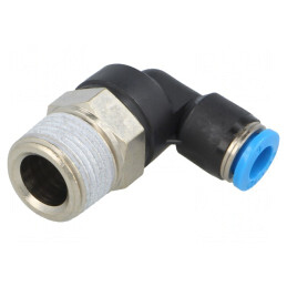 Racord Push-in Unghi 90° Filetat 0,95-6bar | Electronic-mag.ro | Componente Electronice