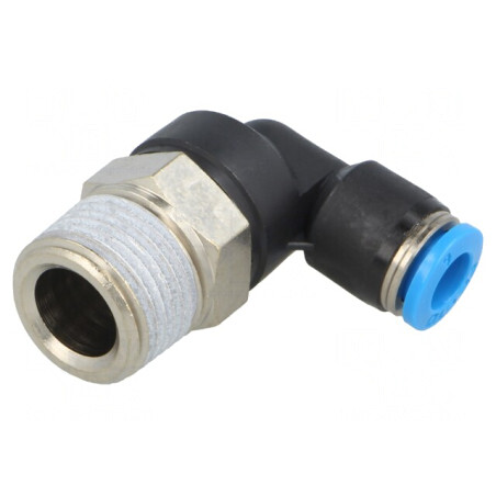 Racord Push-in Unghi 90° Filetat 0,95-6bar | Electronic-mag.ro | Componente Electronice
