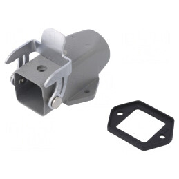 Carcasă conectori HDC D3A cu clichet drept | Electronic-mag.ro | Componente Electronice