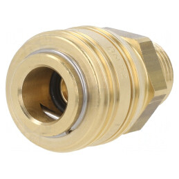 Conector rapid alamă G 3/8 41mm 35bar | Electronic-mag.ro | Componente Electronice