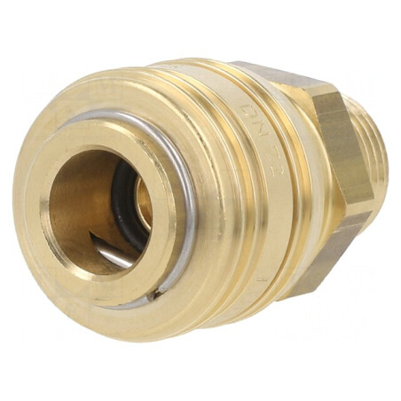 Conector rapid alamă G 3/8 41mm 35bar | Electronic-mag.ro | Componente Electronice