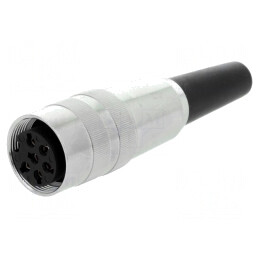 Conector M16 Mufă Mamă 6 PIN 250V 5A Drept | Electronic-mag.ro | Componente Electronice