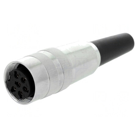 Conector M16 Mufă Mamă 6 PIN 250V 5A Drept | Electronic-mag.ro | Componente Electronice