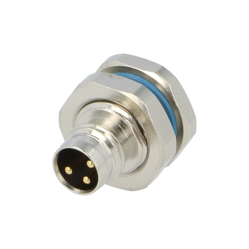Conector M8 Tată 3 Pin pentru Montare Pe Panou | Electronic-mag.ro | Componente Electronice