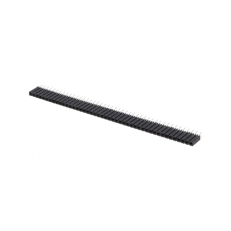 Soclu pini mamă 45 trecere 2,54mm THT | Electronic-mag.ro | Componente Electronice