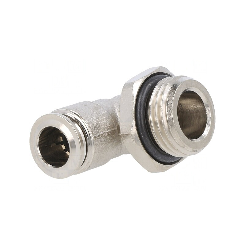 Racord Push-in în Unghi Alamă Nichelată -0,99-20bar -20-80°C | Electronic-mag.ro | Componente Electronice