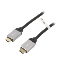 Cablu HDMI 2.0 Negru PVC Textil