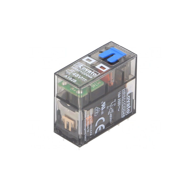 Releu Electromagnetic SPDT 48VDC 16A 250VAC | Electronic-mag.ro | Componente Electronice
