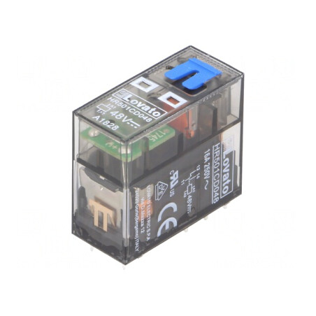 Releu Electromagnetic SPDT 48VDC 16A 250VAC | Electronic-mag.ro | Componente Electronice