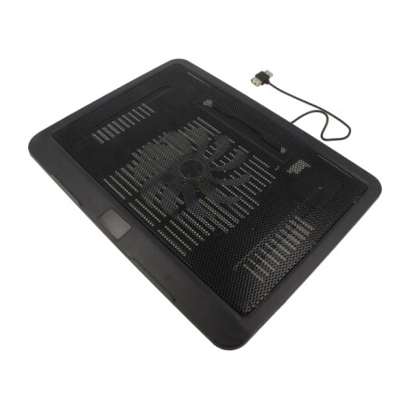 Suport de răcire notebook USB negru 0,4m | Electronic-mag.ro | Componente Electronice