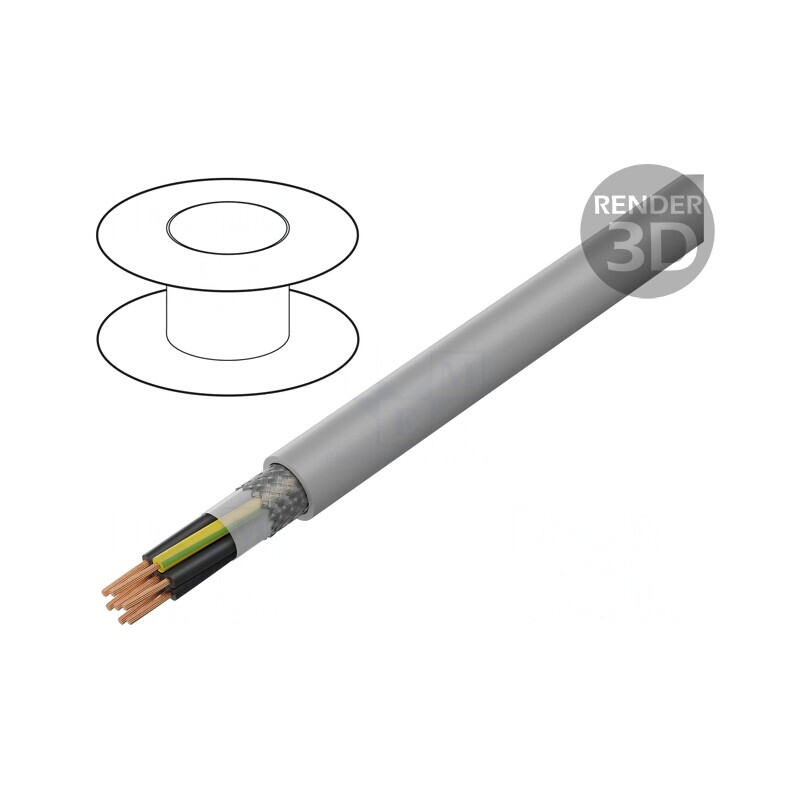 Cablu F-C-PURö-JZ 7G1mm2 Ecranat Cupru Cositorit | Electronic-mag.ro | Componente Electronice Cablu F-C-PURö-JZ 7G1mm2 Ecranat Cupru Cositorit | Electronic-mag.ro | Componente Electronice