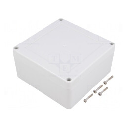 Carcasă Universală 120x120x60mm cu Bucşă din Alamă | Electronic-mag.ro | Componente Electronice