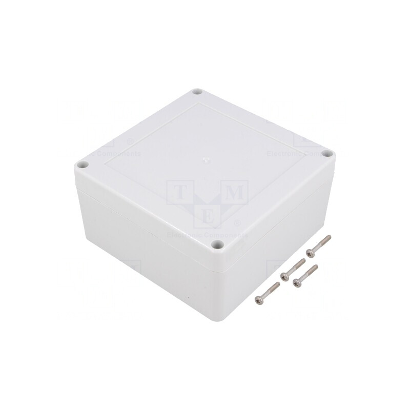 Carcasă Universală 120x120x60mm cu Bucşă din Alamă | Electronic-mag.ro | Componente Electronice