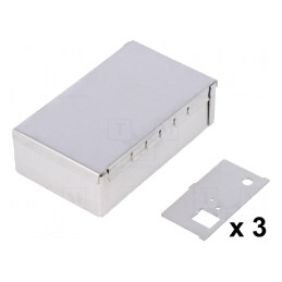 Carcasă oțel ecranare 50x83x26mm cu compartiment | Electronic-mag.ro | Componente Electronice