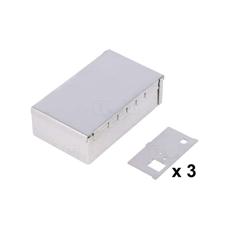 Carcasă oțel ecranare 50x83x26mm cu compartiment | Electronic-mag.ro | Componente Electronice Carcasă oțel ecranare 50x83x26mm cu compartiment | Electronic-mag.ro | Componente Electronice