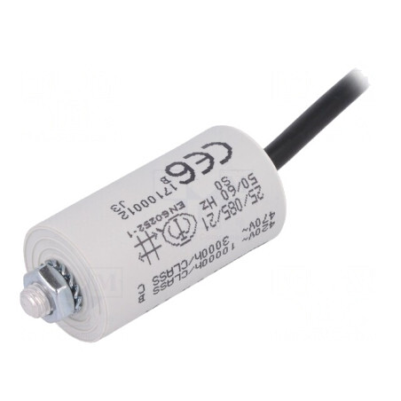 Condensator de Funcționare 6uF 420VAC pentru Motoare | Electronic-mag.ro | Componente Electronice