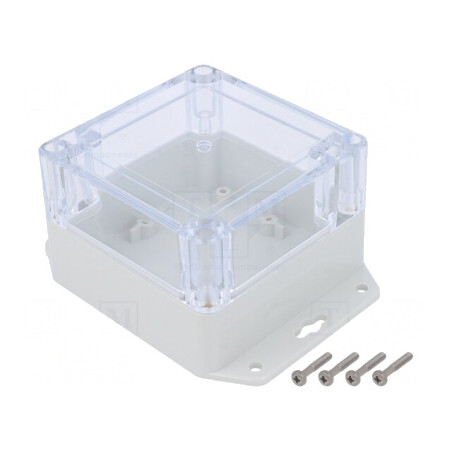 Carcasă Universală Policarbonat IP65 90x90x60mm | Electronic-mag.ro | Componente Electronice