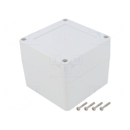 Carcasă Universală 90x90x75mm cu Bucșă din Alamă | Electronic-mag.ro | Componente Electronice