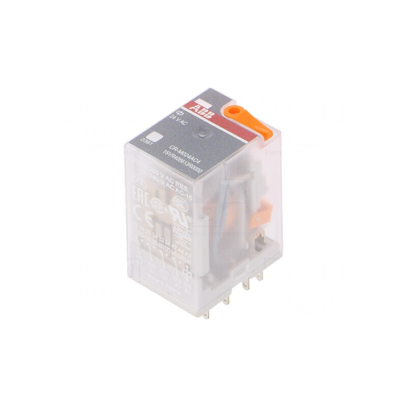 Releu Electromagnetic 4PDT 24VAC 6A | Electronic-mag.ro | Componente Electronice