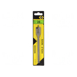 Burghiu Lemn 20mm 160mm Oțel Rapid HSS | Electronic-mag.ro | Componente Electronice
