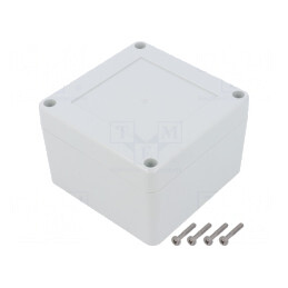 Carcasă Universală 90x90x60mm cu Bucşă din Alamă | Electronic-mag.ro | Componente Electronice
