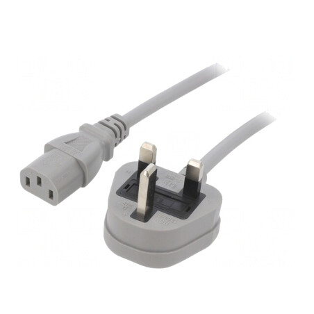 Cablu de Alimentare 3x1mm2 3m Gri | Electronic-mag.ro | Componente Electronice