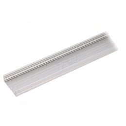 Profil Aluminiu Anodat pentru Module LED Naturale 1m WIDE24 | Electronic-mag.ro | Componente Electronice