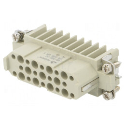 Conector HDC Inserturi de Contact Mamă DD PIN 25x25 PE 10A | Electronic-mag.ro | Componente Electronice