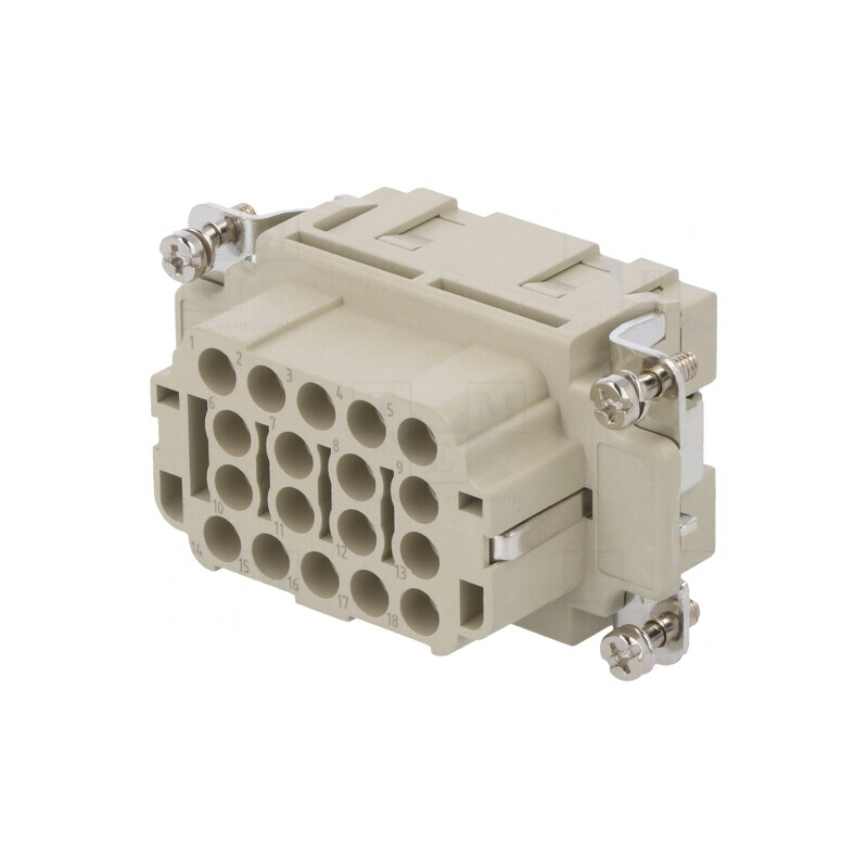 Conector HDC cu Inserturi de Contact Mamă 16A | Electronic-mag.ro | Componente Electronice